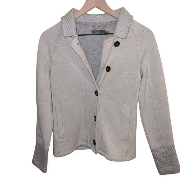 PRANA wool blend collared cardigan XS - Picture 1 of 6